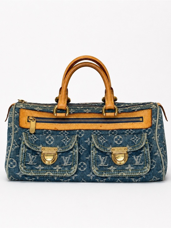 Louis Vuitton Handbags - 2005 Vintage Louis Vuitton Denim Neo Speedy